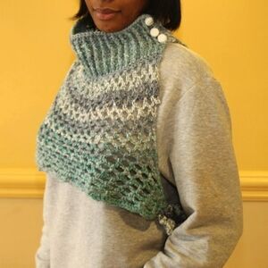 Crochet Katniss Cowl Scarf - Medium weight